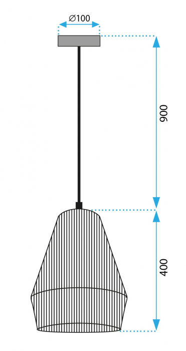 Lampă de tavan APP1310-CP [10]