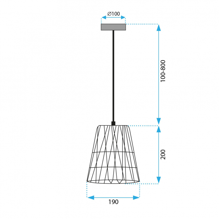 Lampă de tavan APP1318-1CP [9]