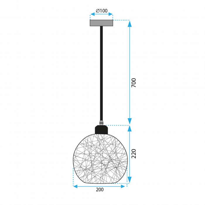 Lampă de tavan APP1320-1CP [8]