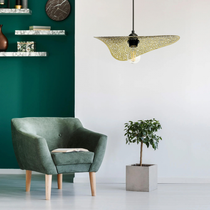 Lampă de tavan APP1467-1CP BLACK/GOLD [6]