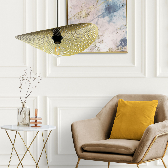 Lampă de tavan APP1469-1CP BLACK/GOLD [7]