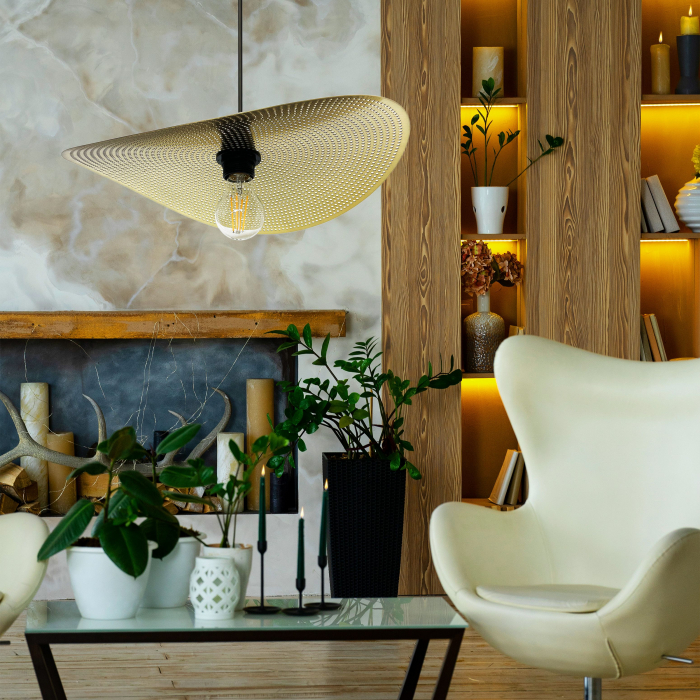 Lampă de tavan APP1469-1CP BLACK/GOLD [5]