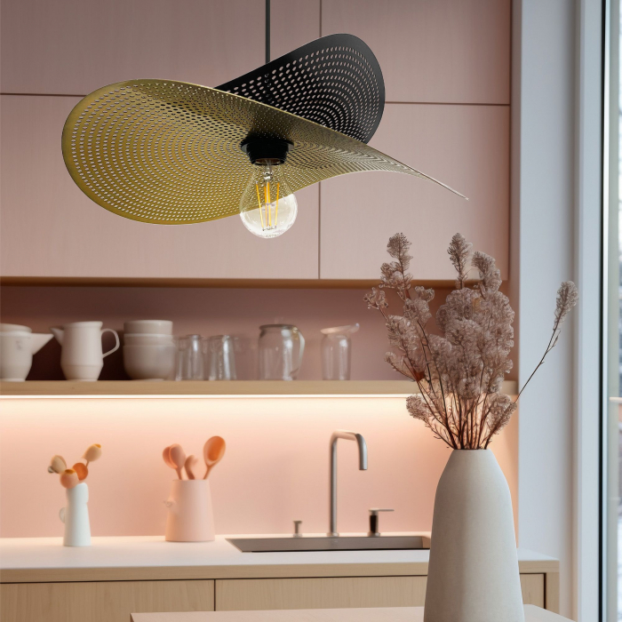 Lampă de tavan APP1472-1CP black/old gold [7]