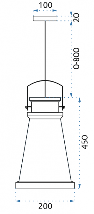 Lampa DE TAVAN ASTI A negru / Auriu [12]