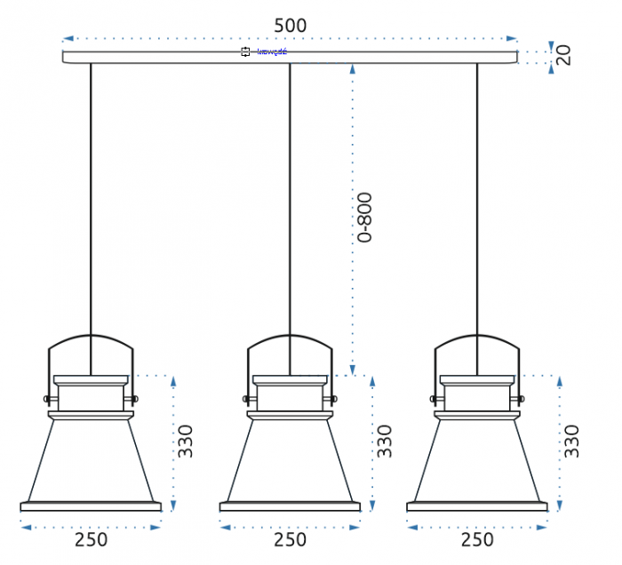 Lampa DE TAVAN ASTI AAA negru / Auriu [10]