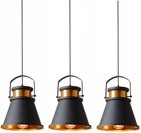 Lampa DE TAVAN ASTI AAA negru / Auriu [2]