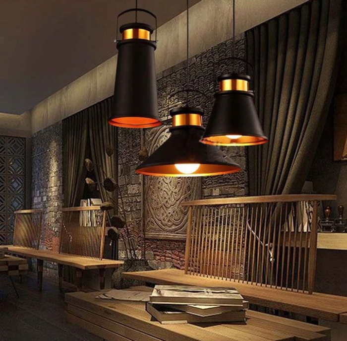 Lampa DE TAVAN ASTI ABC negru / Auriu [7]