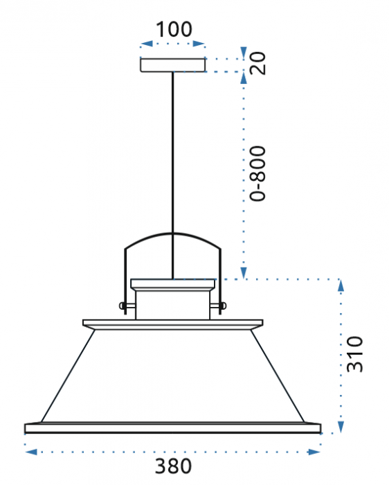 Lampa DE TAVAN ASTI B negru / Auriu [12]