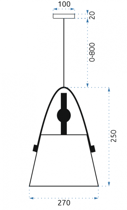 Lampa DE TAVAN BUFFO alb [11]