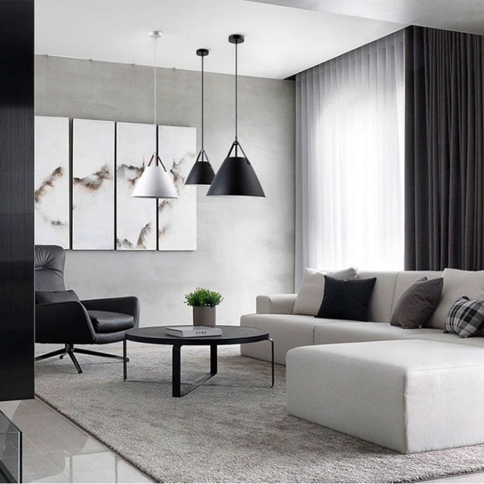 Lampa DE TAVAN BUFFO negru [2]