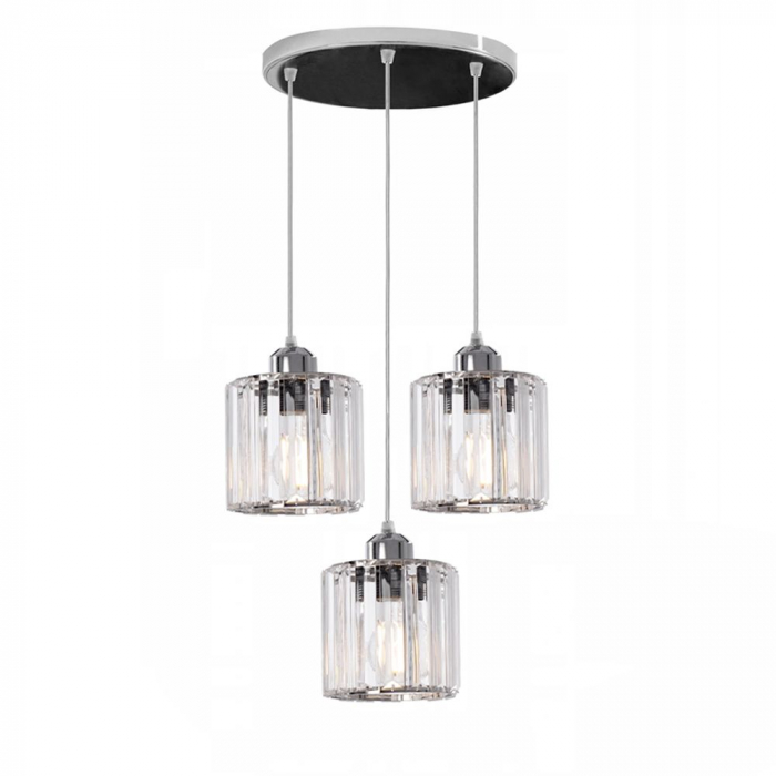 Lampă de tavan cristal argintiu APP510-3CPR [2]