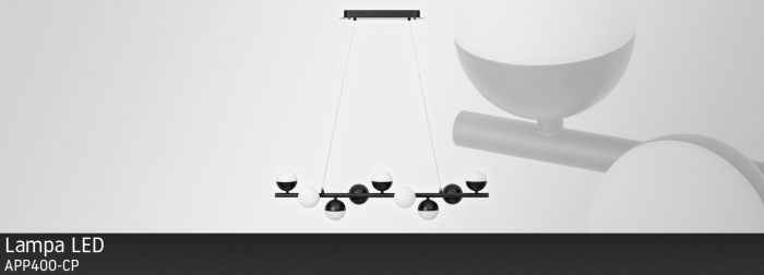 Lampă de tavan cu LED suspendată 9 capete 45W APP400-CP [5]