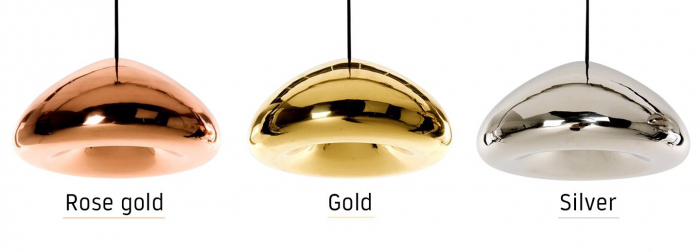 Lampă de tavan cu oglindă din sticlă suspendată APP323-1CP Gold [7]