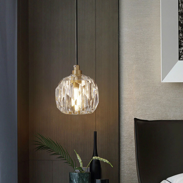 Lampă de tavan din cristal neagra APP586-1CP [6]