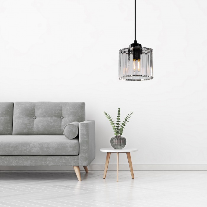 Lampă de tavan din cristal negru APP511-1CP [5]