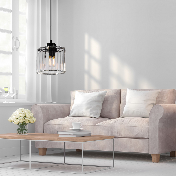 Lampă de tavan din cristal negru APP511-1CP [6]
