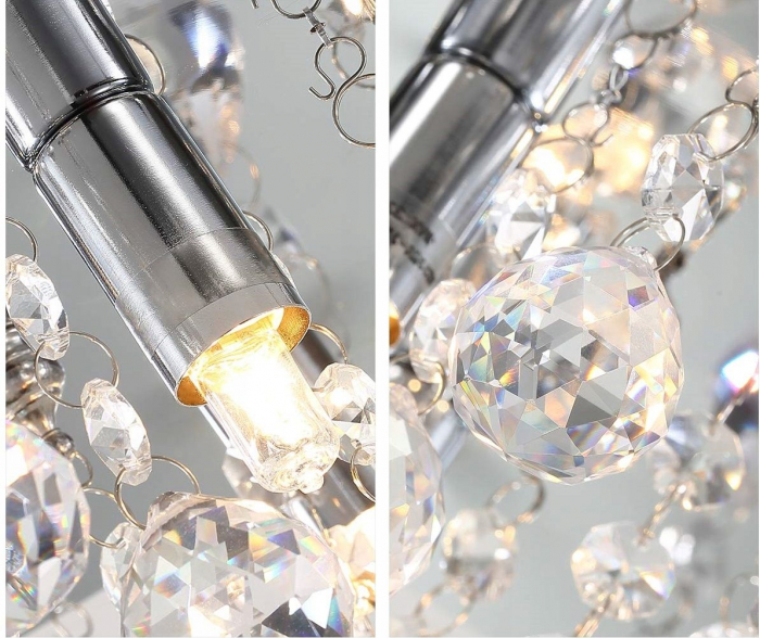 Lampă de tavan din cristal Plafond Candelabru Glamour APP403-C [3]
