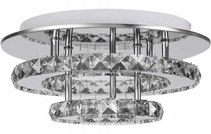 Lampă de tavan din cristal Plafond LED 20W rotund APP412-C [2]