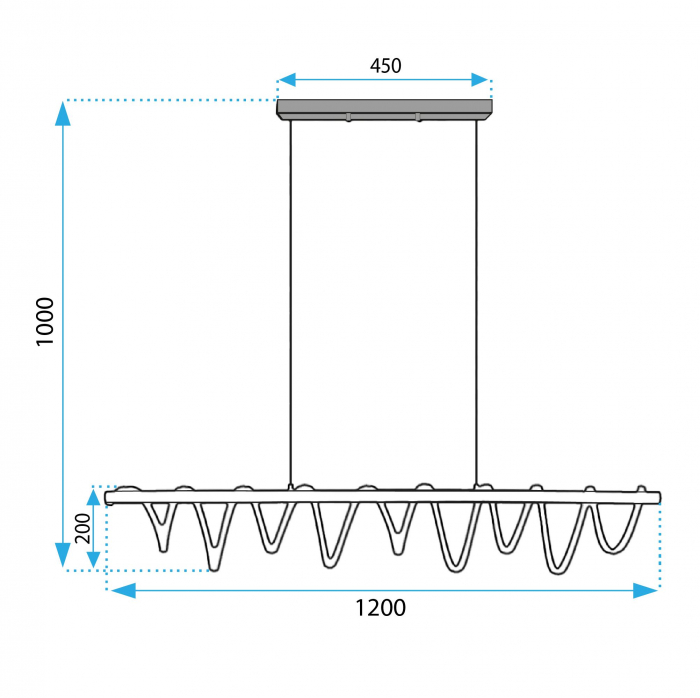 Lampă de tavan LED APP1288-CP [8]