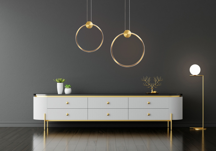 Lampă de tavan LED APP1394-CP OLD GOLD 30cm [5]