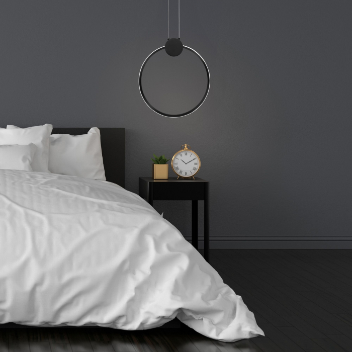 Lampă de tavan LED APP1395-CP BLACK 40cm [6]