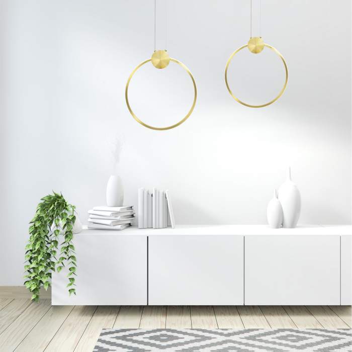 Lampă de tavan LED APP1399-CP GOLD 50cm [6]