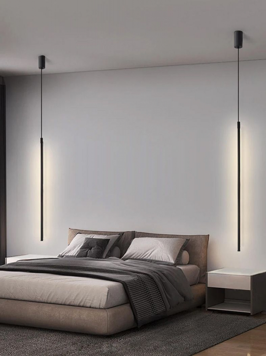Lampă de tavan LED APP1413-C BLACK 100cm [5]