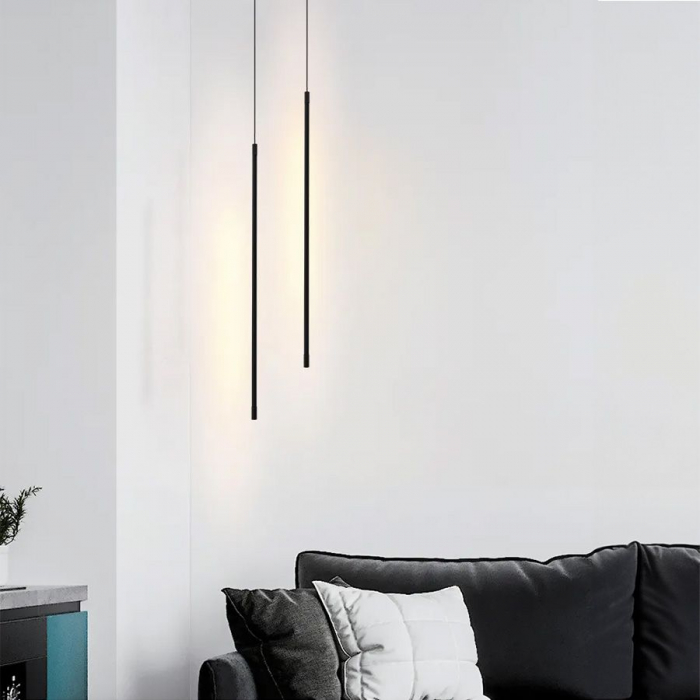 Lampă de tavan LED APP1413-C BLACK 100cm [6]
