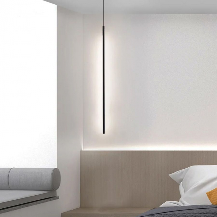Lampă de tavan LED APP1413-C BLACK 100cm [2]