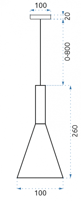 Lampa DE TAVAN LETIZ negru [7]