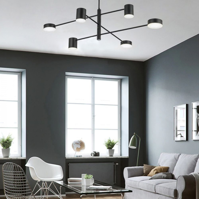 Lampă de tavan modernă cu 6 brațe APP597-6C [6]
