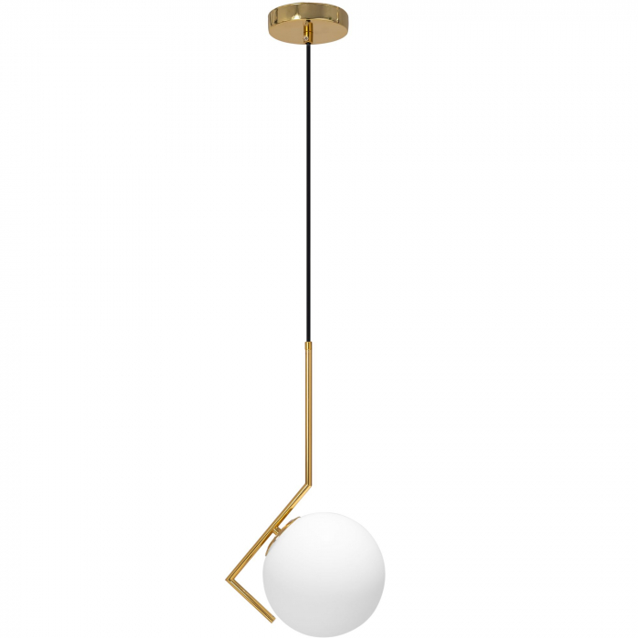 Lampă de tavan modernă din sticlă aurie APP429-1CP [2]