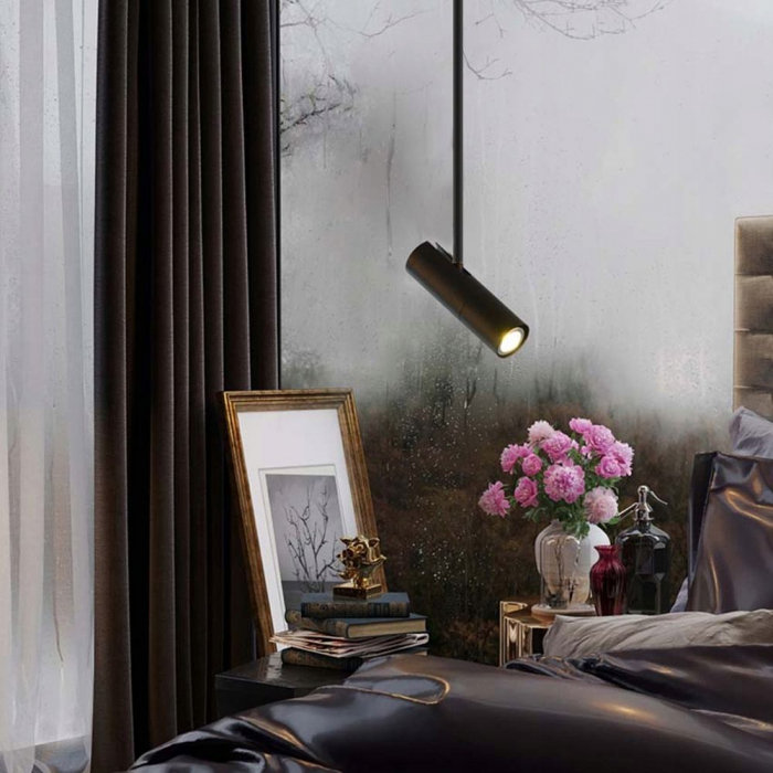 Lampă de tavan modernă LED neagra APP608-1C [2]