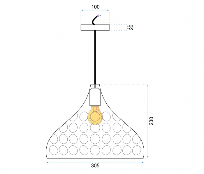 Lampa DE TAVAN oglinda ROSE Gold APP270-1CP [6]