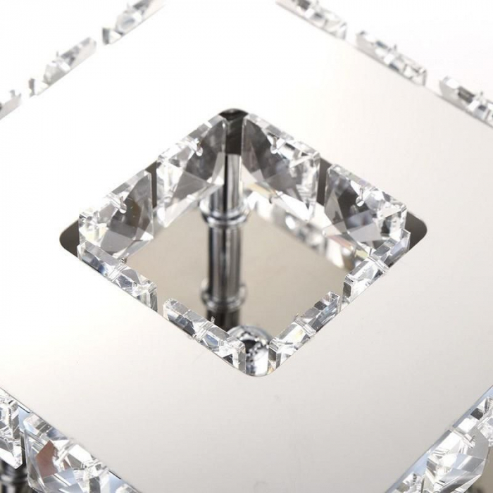 Lampă de tavan pătrată de cristal Plafond Glamour 8W APP405-C APP406-C [11]