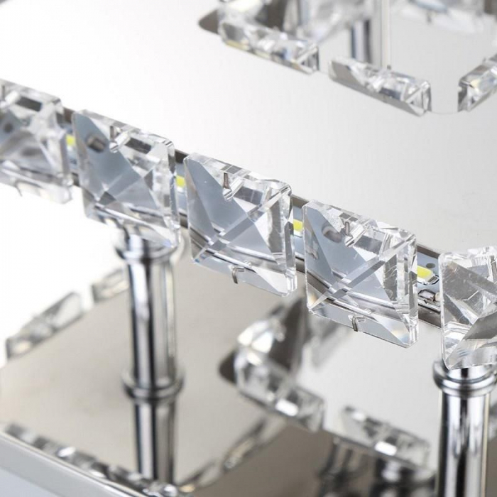 Lampă de tavan pătrată de cristal Plafond Glamour 8W APP405-C APP406-C [12]
