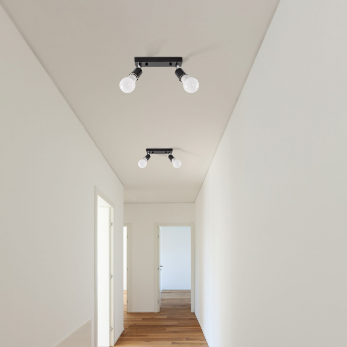 Lampa DE TAVAN Reflector Black APP696-2C [5]
