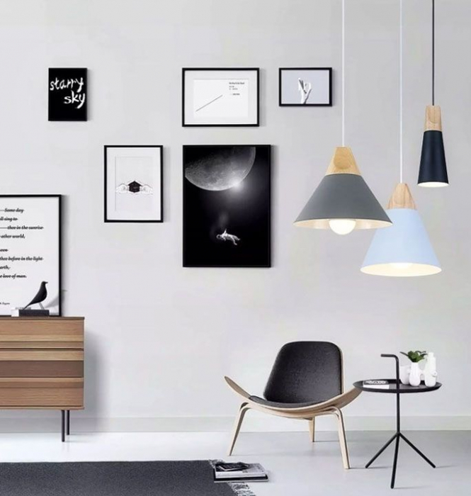 Lampa DE TAVAN SCANDI B alb [6]