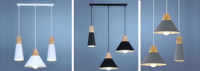 Lampa DE TAVAN SCANDI SET CP negru [4]