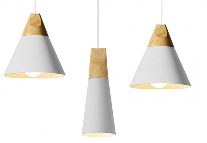 Lampa DE TAVAN SCANDI SET CPR alb [2]