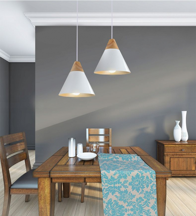 Lampa DE TAVAN SCANDIC C alb [10]