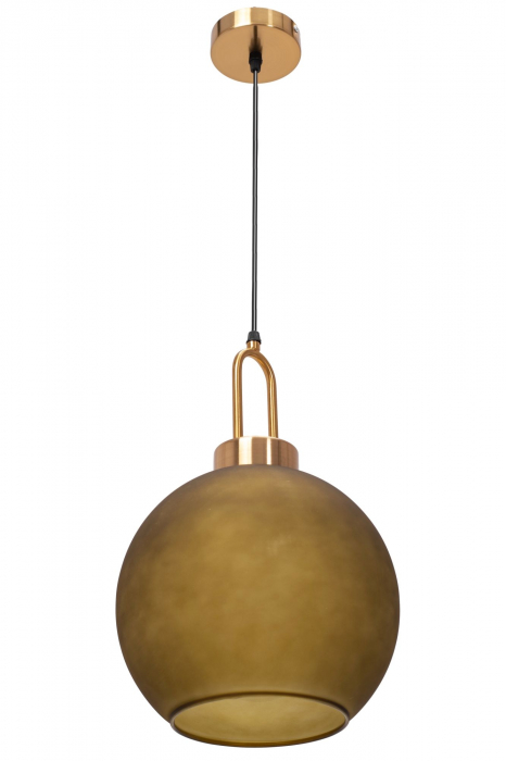 Lampă de tavan sticlă 25cm APP627-1CP [2]