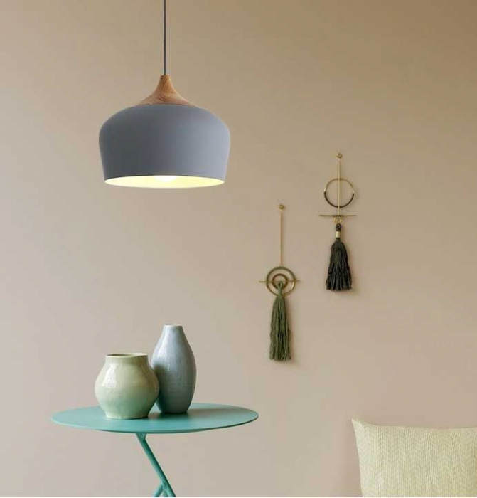 Lampa DE TAVAN SUSPENDABILA Bari gri [6]
