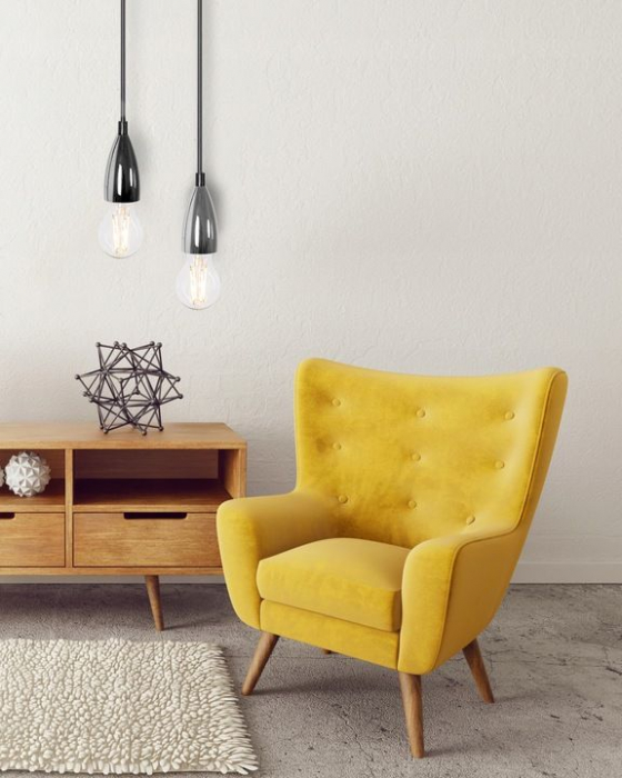 Lampa DE TAVAN SUSPENDABILA Crom APP358-1CP [3]