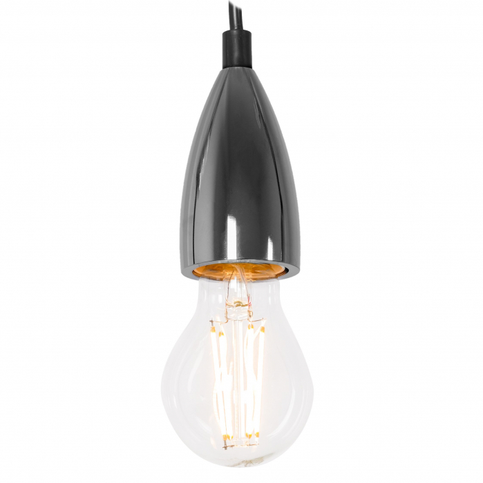 Lampa DE TAVAN SUSPENDABILA Crom Black APP357-1CP [2]