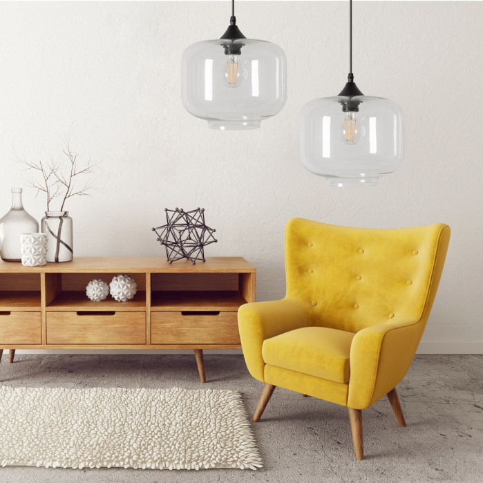 LAMPA DE TAVAN SUSPENDABILA din sticla APP312-1CP LOFT [3]