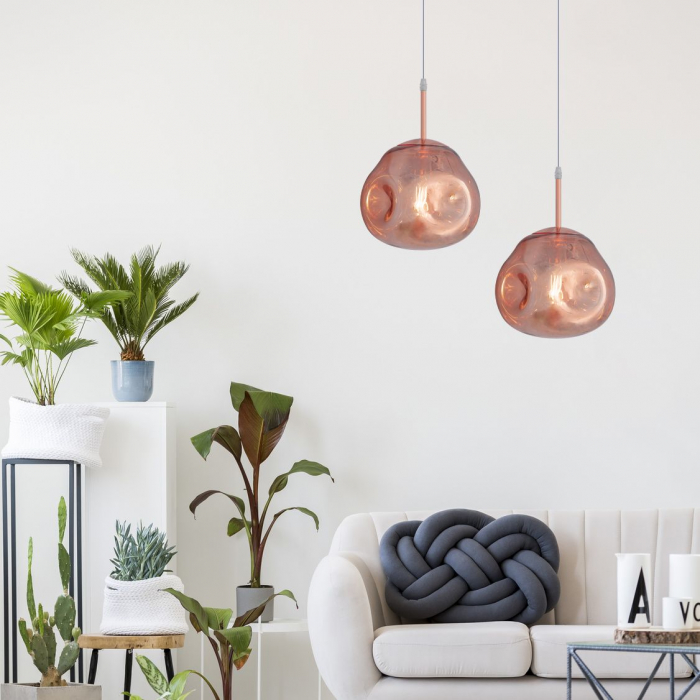 Lampa DE TAVAN SUSPENDABILA din sticla APP333-1CP Rose  Gold [3]