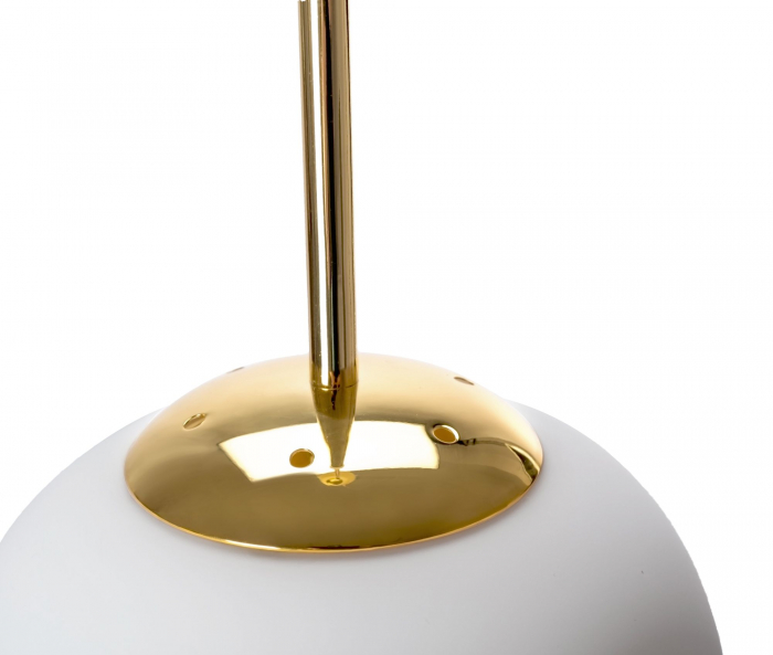 Lampa DE TAVAN SUSPENDABILA din sticla Sfera alb Auriu APP669-1CP [3]