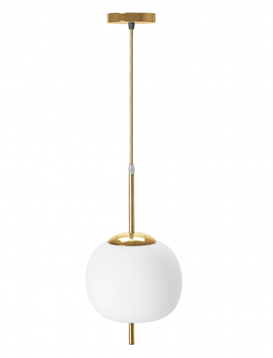 Lampa DE TAVAN SUSPENDABILA din sticla Sfera alb Auriu APP669-1CP [2]