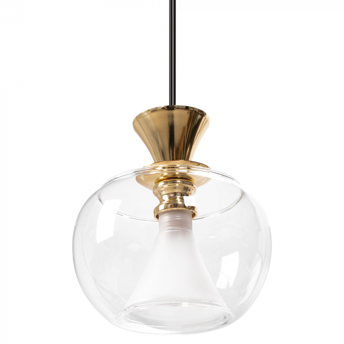 Lampa DE TAVAN SUSPENDABILA din sticla Sfera Auriu APP902-1CP [3]